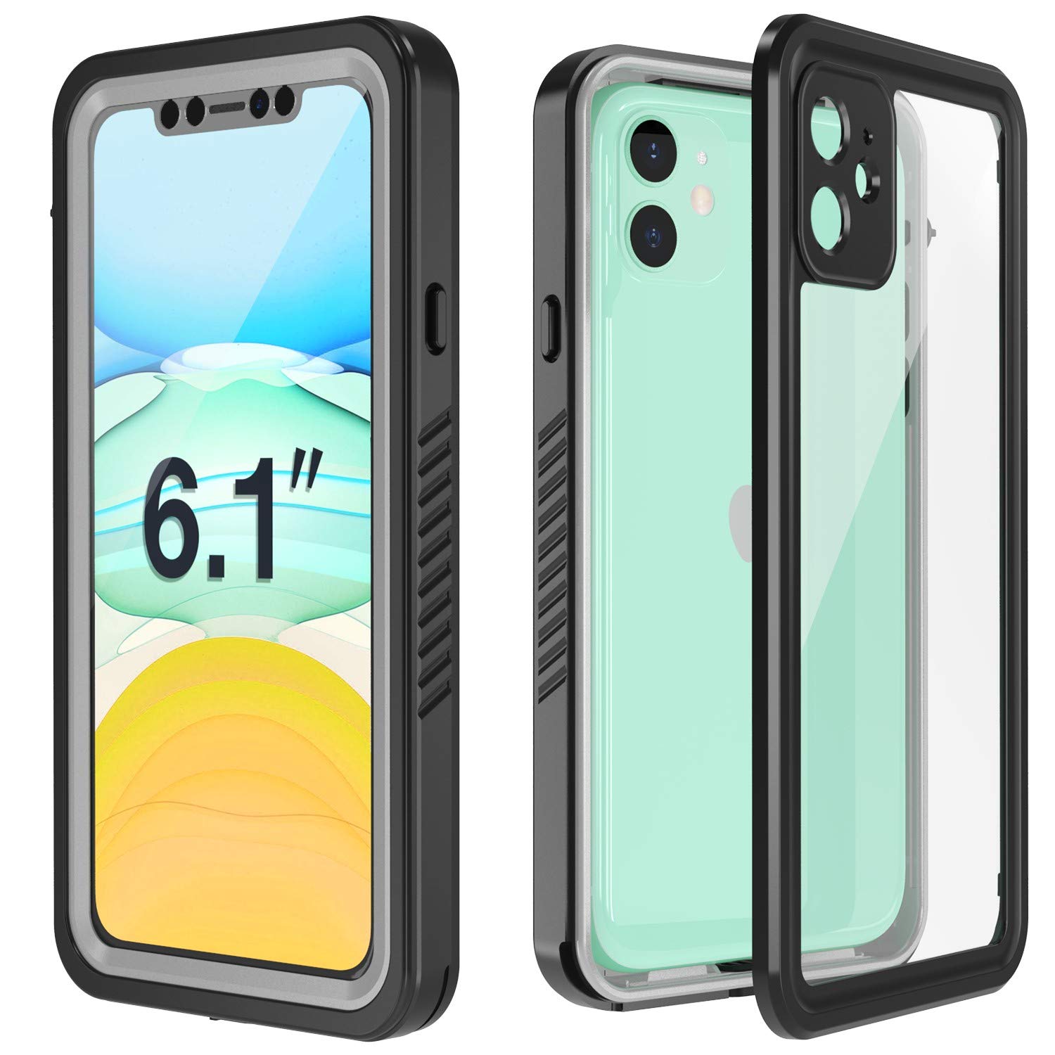 iPhone 11 Case, Phone Case iPhone 11, Heavy Duty 2 in 1 Full Body Rugged  Shockpr
